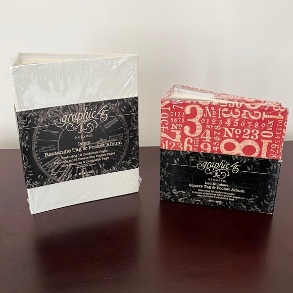 Graphic 45 Accessories - Graphic 45 Tag & Pocket Album bundle